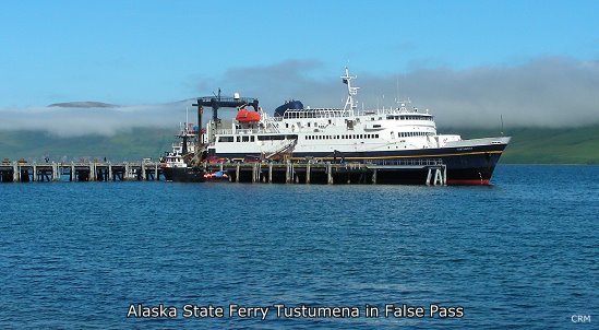 Alaska State Ferry Tustumena at False Pass