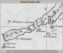Isanak Strait, 1802