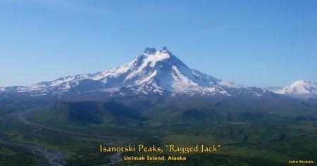 Isanotski Peaks, "Ragged Jack", Unimak Island, Alaska