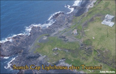 Scotch Cap light area after tsunami