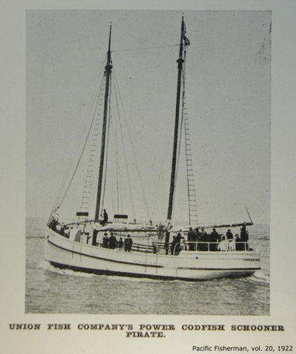 Union Codfish Company's Power Codfish Schooner, Pirate